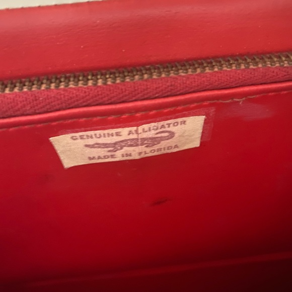 Alligator Leather Purse vintage - Picture 11 of 16